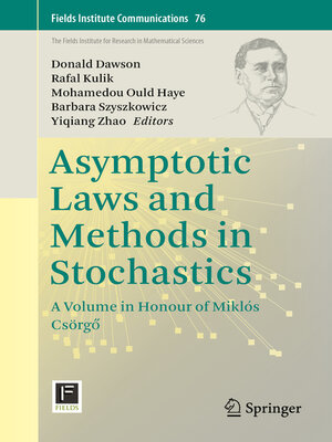 cover image of Asymptotic Laws and Methods in Stochastics